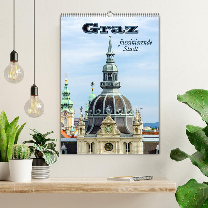 Graz - faszinierende Stadt (CALVENDO Wandkalender 2024)
