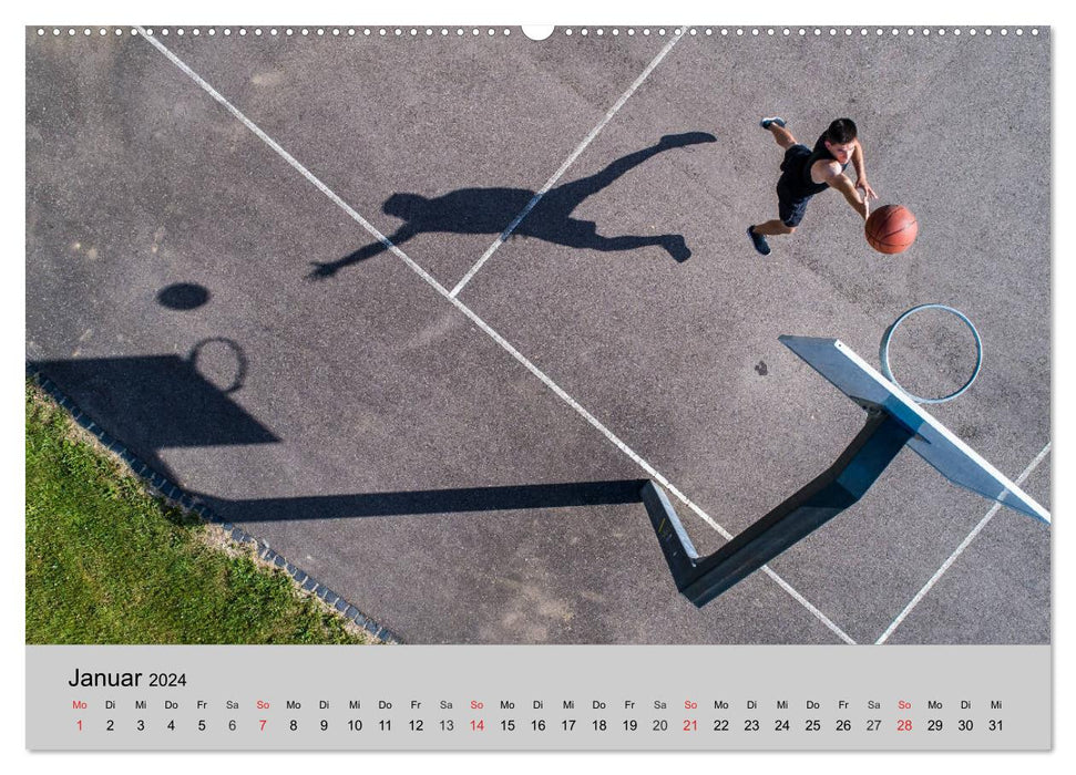Moments de sport (Calendrier mural CALVENDO Premium 2024) 