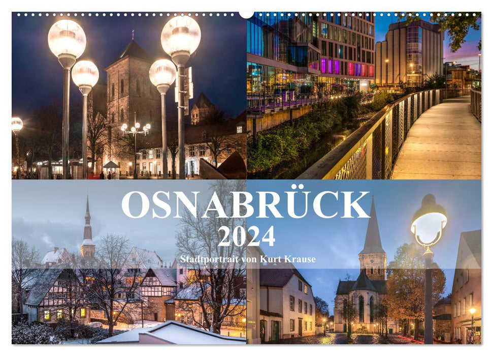 Stadtportrait Osnabrück (CALVENDO Wandkalender 2024)