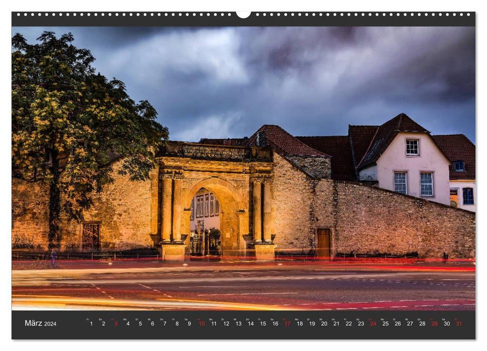 Stadtportrait Osnabrück (CALVENDO Wandkalender 2024)