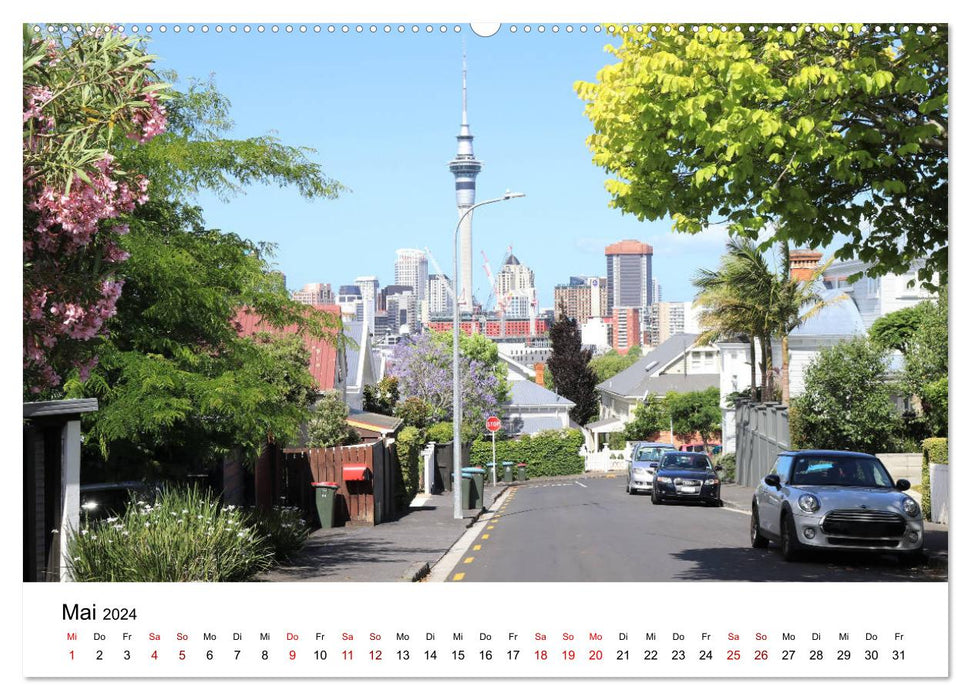 Auckland 2024 (CALVENDO Premium Wandkalender 2024)