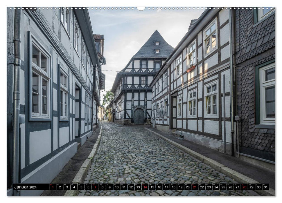 Fachwerkstadt Goslar (CALVENDO Wandkalender 2024)