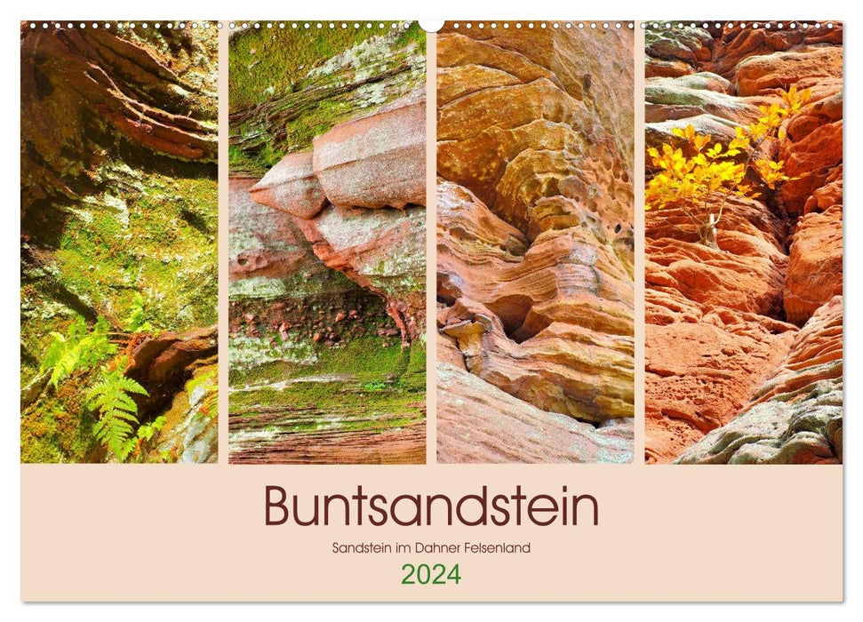 Buntsandstein - Sandstein im Dahner Felsenland (CALVENDO Wandkalender 2024)