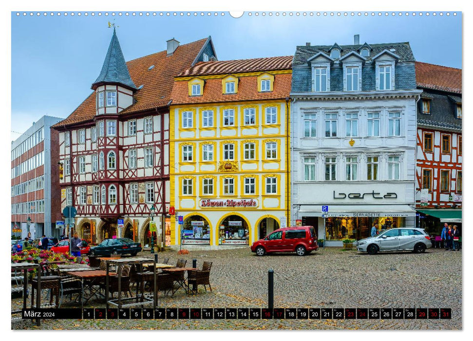 Ein Blick auf die Barockstadt Fulda (CALVENDO Wandkalender 2024)