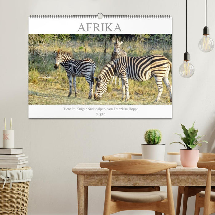 Afrique - Animaux du Parc National Kruger (Calendrier mural CALVENDO 2024) 