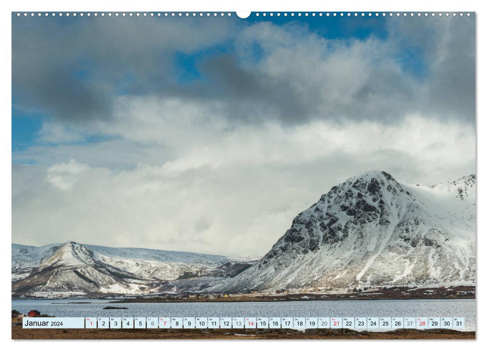 Lofoten en Norvège (Calvendo Premium Wall Calendar 2024) 