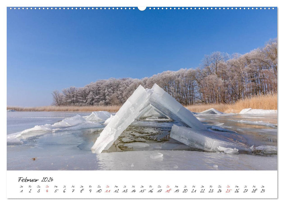 Der Kölpinsee - Naturparadies der Mecklenburgischen Seenplatte (CALVENDO Wandkalender 2024)