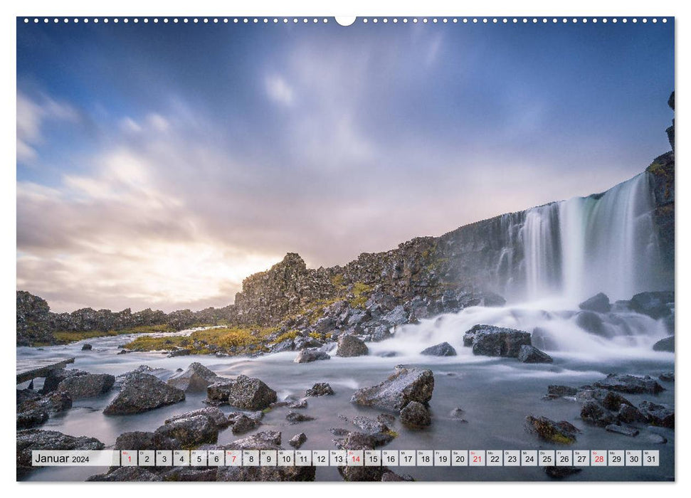 Island - Augenblicke 2024 (CALVENDO Premium Wandkalender 2024)