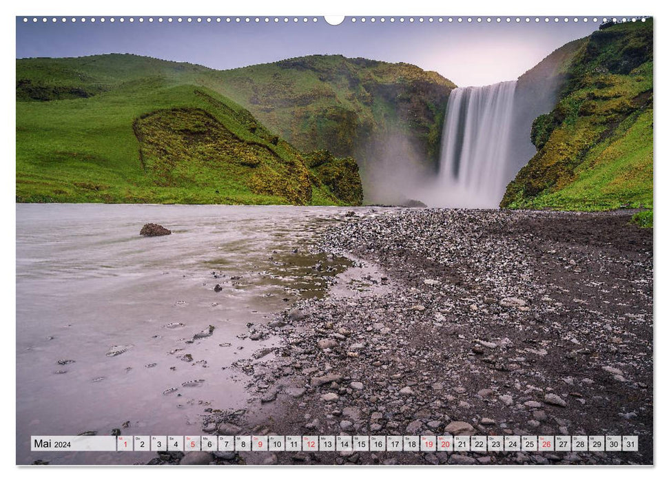 Island - Augenblicke 2024 (CALVENDO Premium Wandkalender 2024)