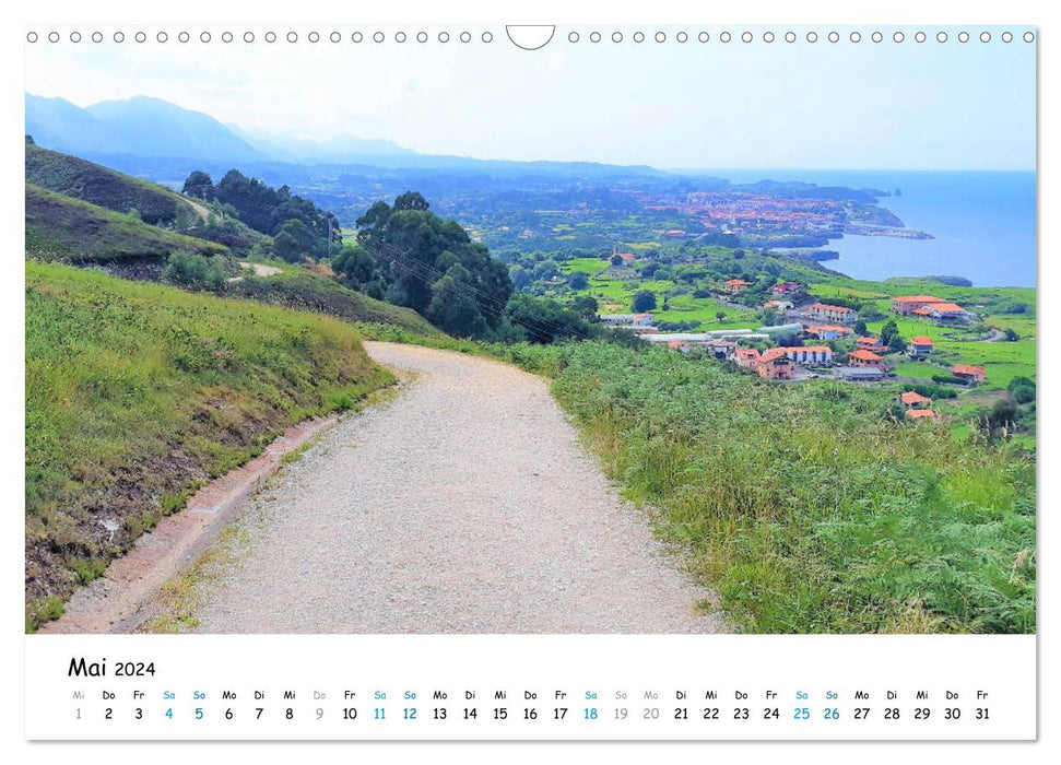 Camino del Norte - Ein Weg ohne Worte (CALVENDO Wandkalender 2024)