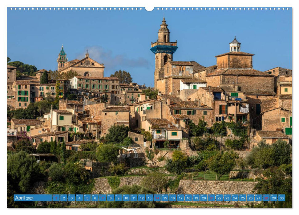 Mallorca, Sehnsuchtsinsel im Mittelmeer (CALVENDO Premium Wandkalender 2024)