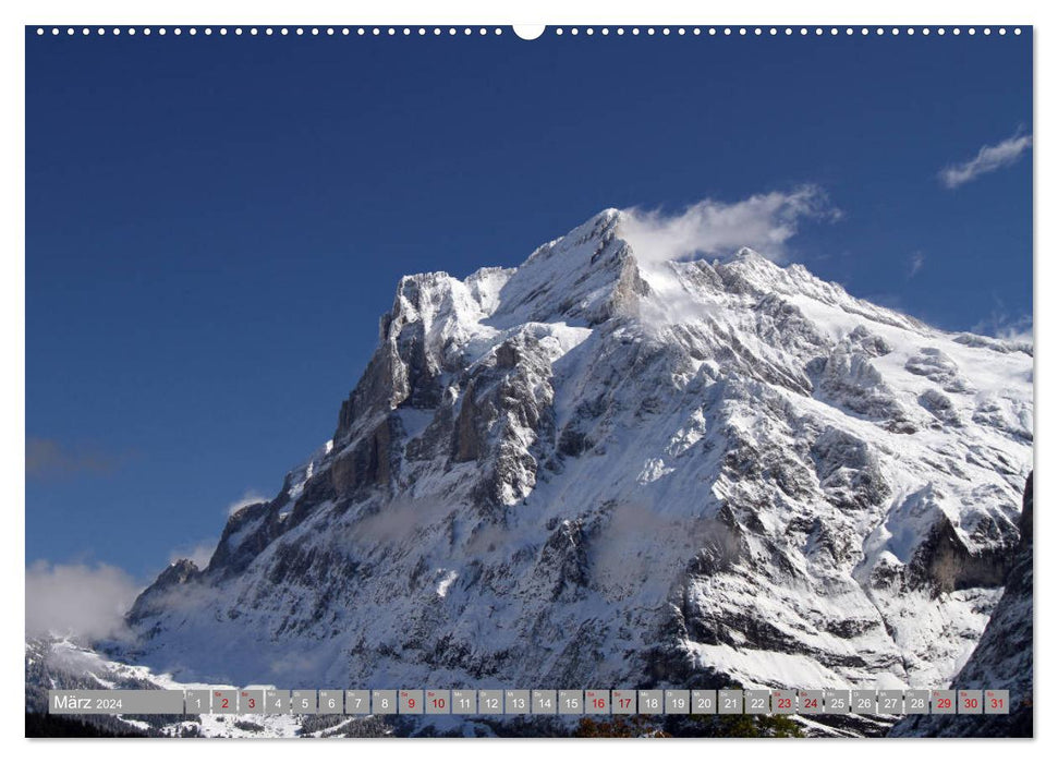 Schweizer Berggipfel (CALVENDO Premium Wandkalender 2024)