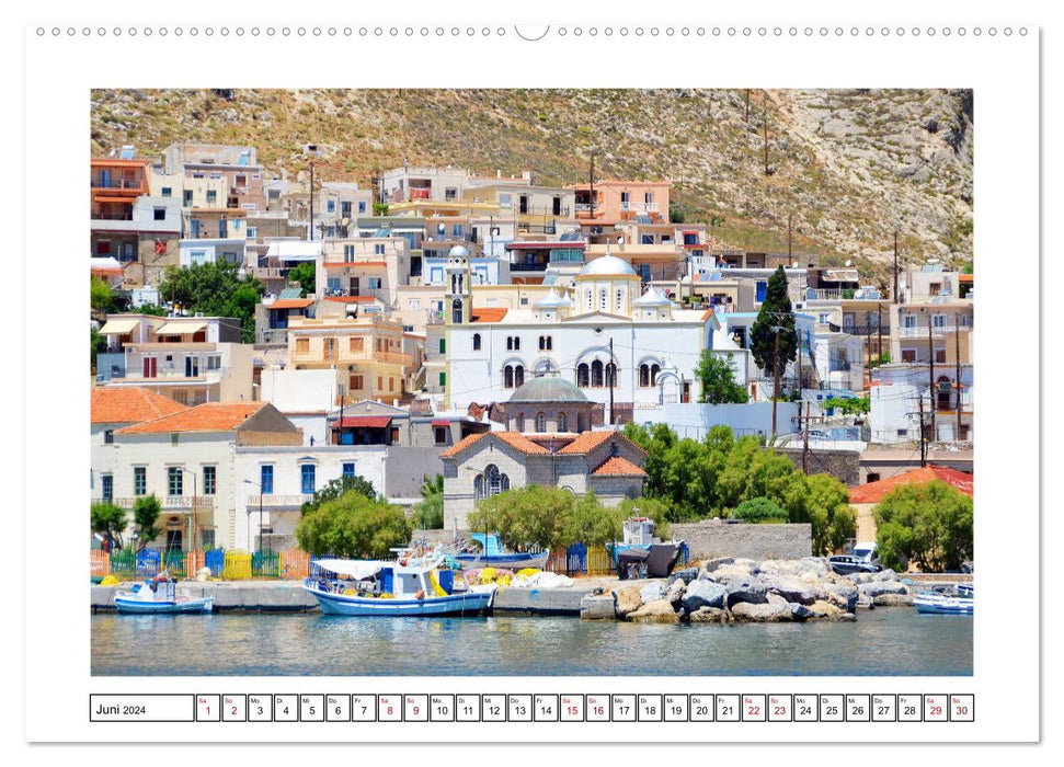 Kalymnos - die Schwammtaucherinsel (CALVENDO Premium Wandkalender 2024)