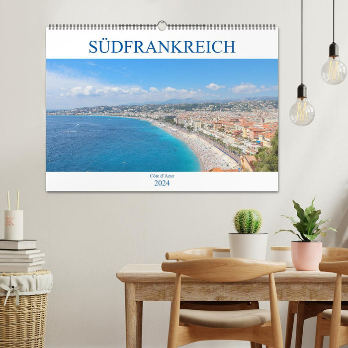 Südfrankreich - Côte d’Azur (CALVENDO Wandkalender 2024)