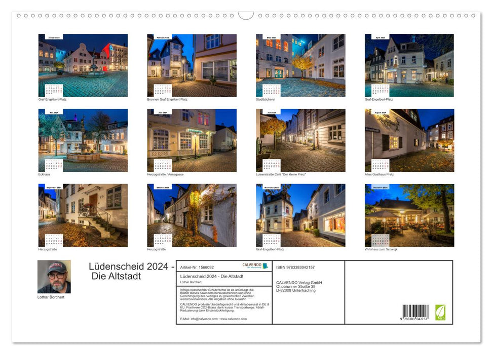 Lüdenscheid - Die Altstadt 2024 (CALVENDO Wandkalender 2024)