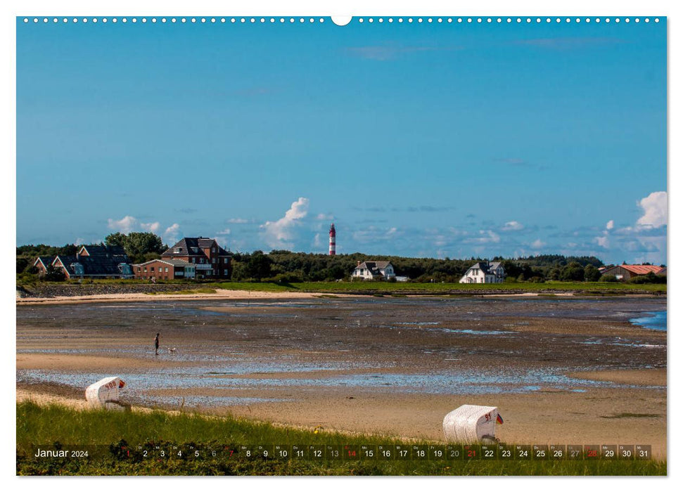 Amrum Insel am Wattenmeer (CALVENDO Premium Wandkalender 2024)