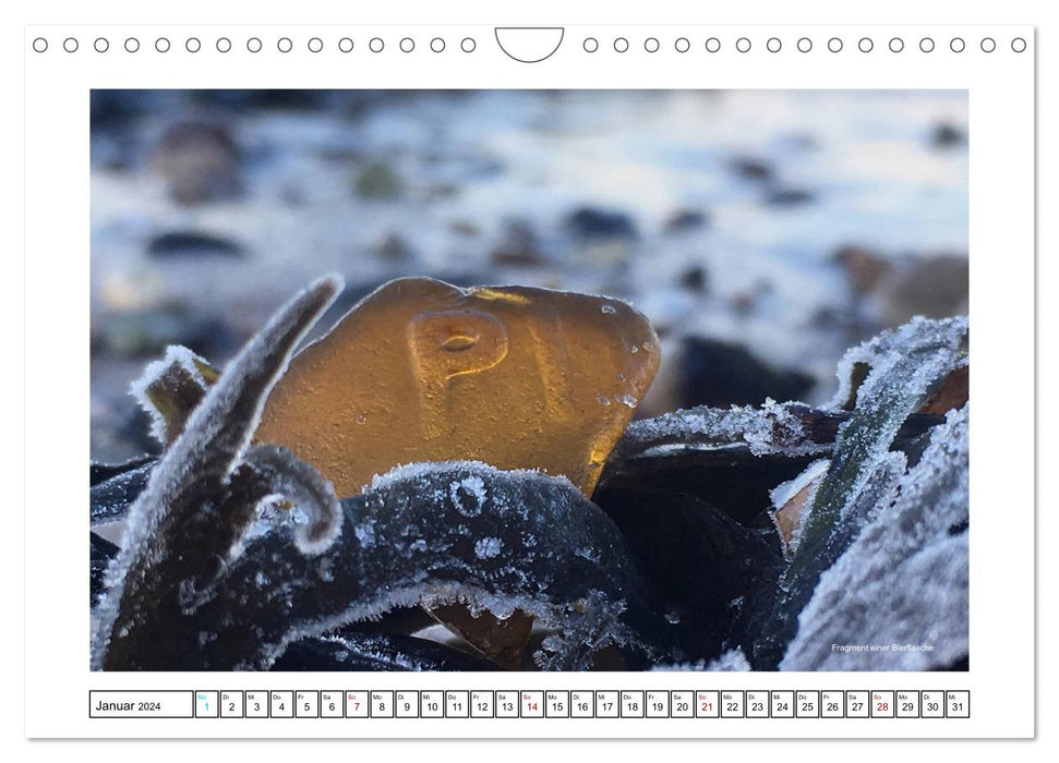 Meerglas - Juwelen der Meeres (CALVENDO Wandkalender 2024)