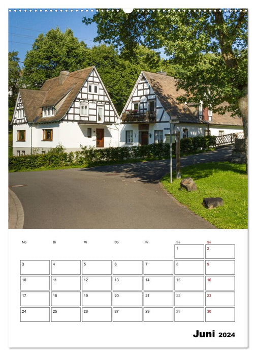 Luftkurort und Bundesgolddorf Westfeld-Ohlenbach (CALVENDO Premium Wandkalender 2024)