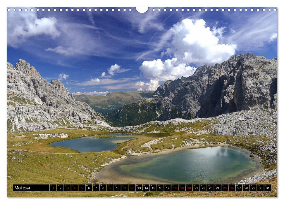 Weltkulturerbe Dolomiten Süd Tirol (CALVENDO Wandkalender 2024)