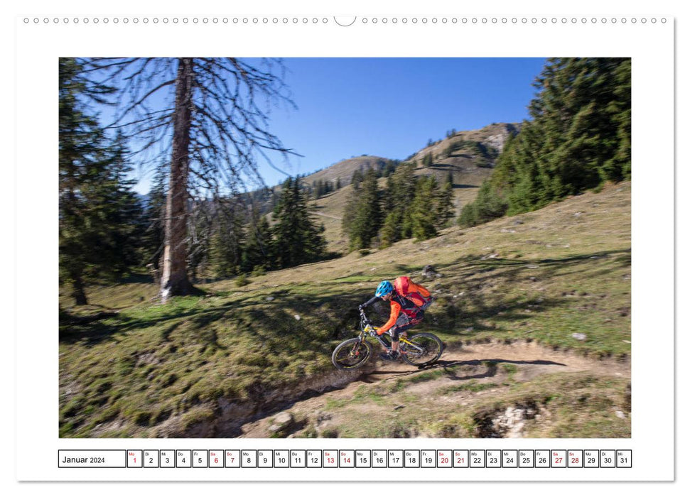 Mit dem Stromrad in den Bergen (CALVENDO Wandkalender 2024)