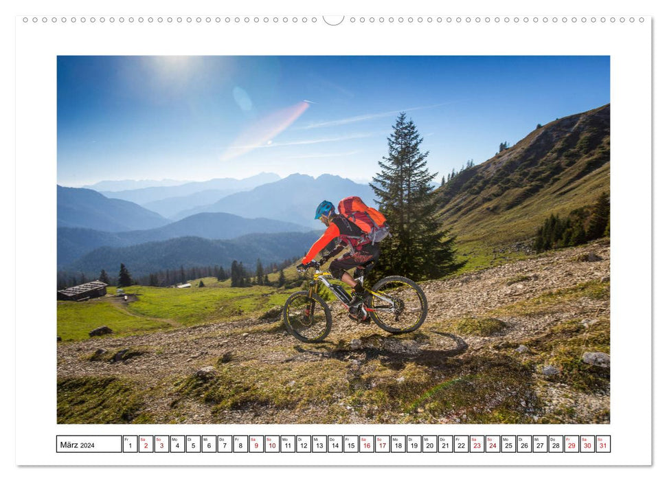 Mit dem Stromrad in den Bergen (CALVENDO Wandkalender 2024)