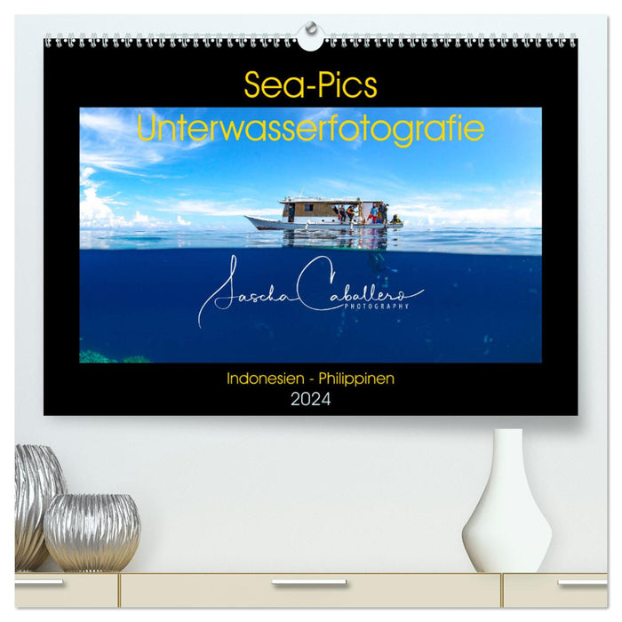 Sea-Pics Photographie sous-marine (Calvendo Premium Calendrier mural 2024) 