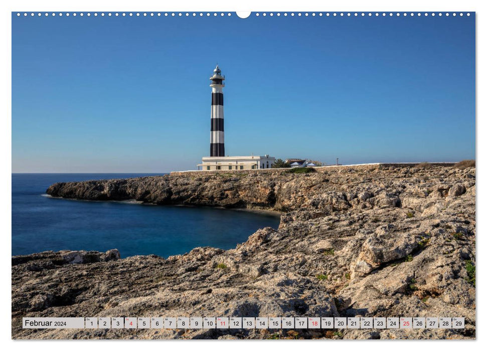 Minorque, la petite mais grande île de la Méditerranée (calendrier mural CALVENDO 2024) 