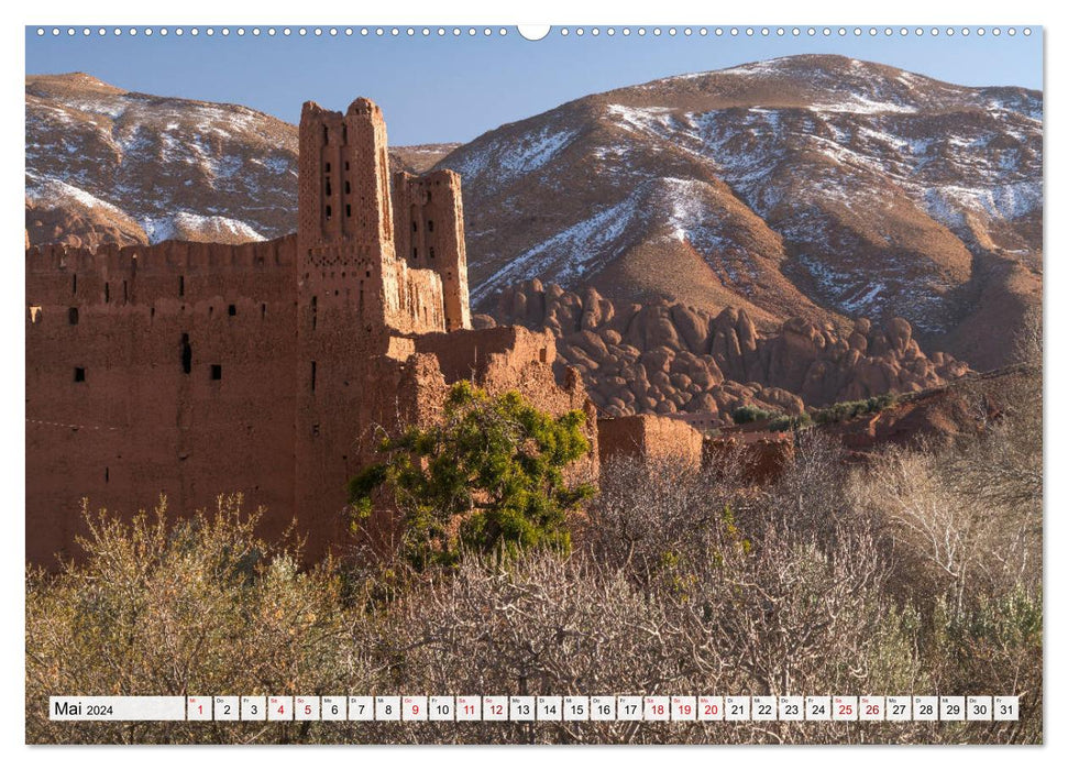 Maroc - Le Sud (Calendrier mural CALVENDO 2024) 