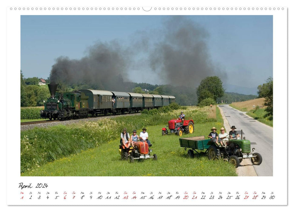 671, la locomotive à vapeur la plus ancienne au monde (calendrier mural CALVENDO 2024) 