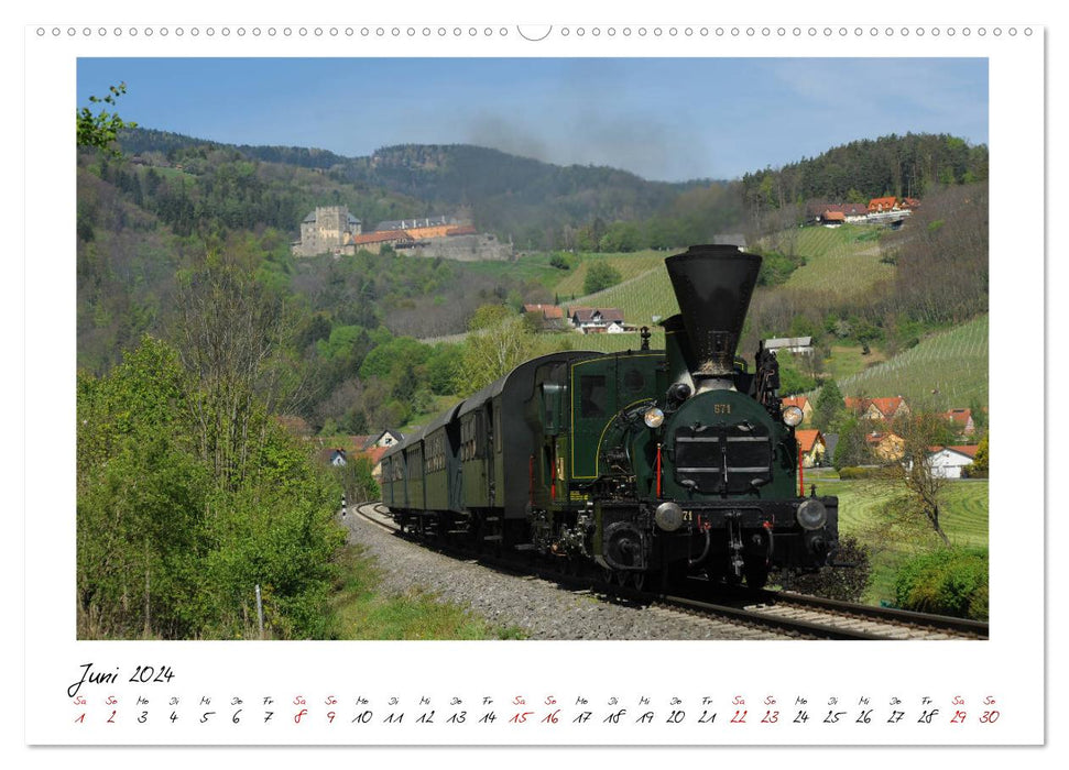 671, la locomotive à vapeur la plus ancienne au monde (calendrier mural CALVENDO 2024) 