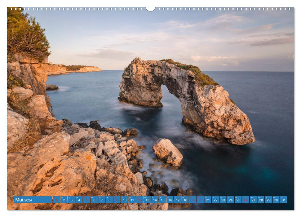 Majorque, île de nostalgie en Méditerranée (calendrier mural CALVENDO 2024) 