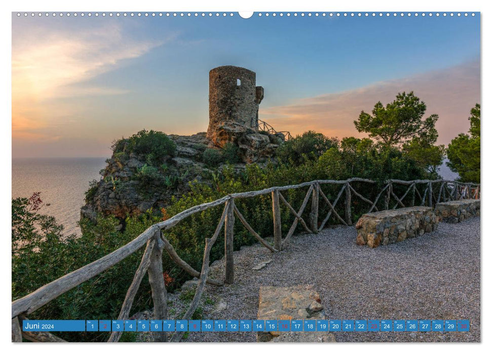 Majorque, île de nostalgie en Méditerranée (calendrier mural CALVENDO 2024) 