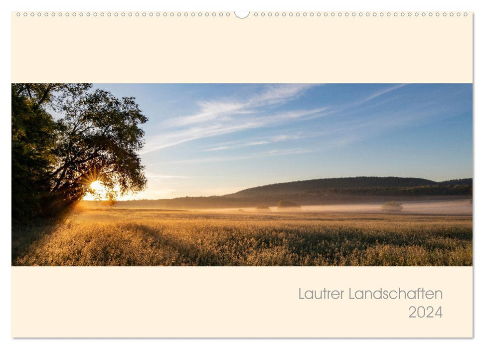 Lautrer Landschaften 2024 (CALVENDO Wandkalender 2024)