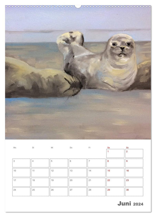 Malerisches Helgoland (CALVENDO Premium Wandkalender 2024)
