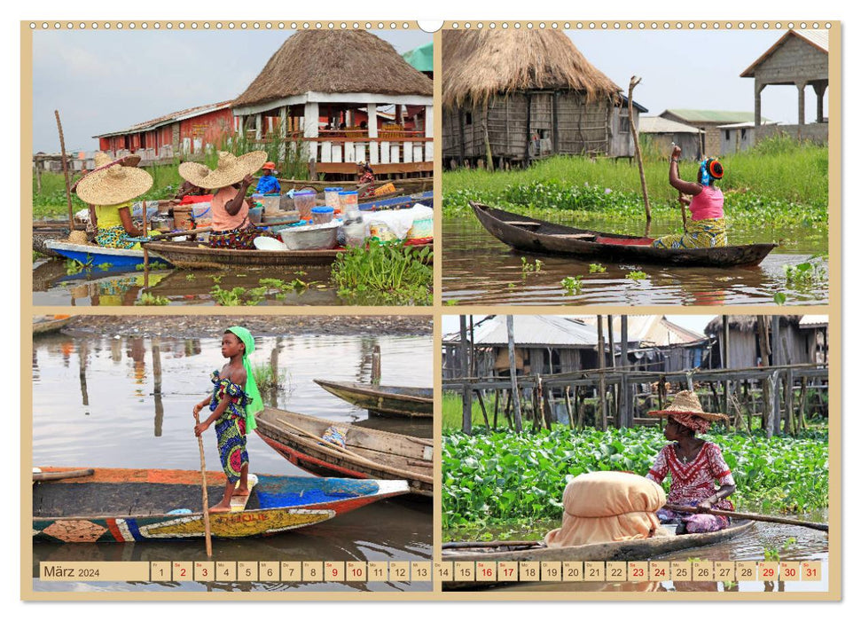 Westafrika, Highlights vom schwarzen Kontinent (CALVENDO Premium Wandkalender 2024)