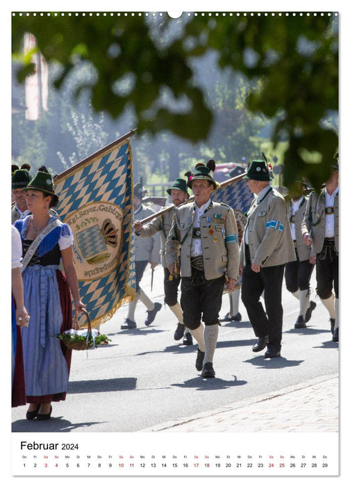 Fusiliers de montagne bavarois (Calvendo Premium Calendrier mural 2024) 