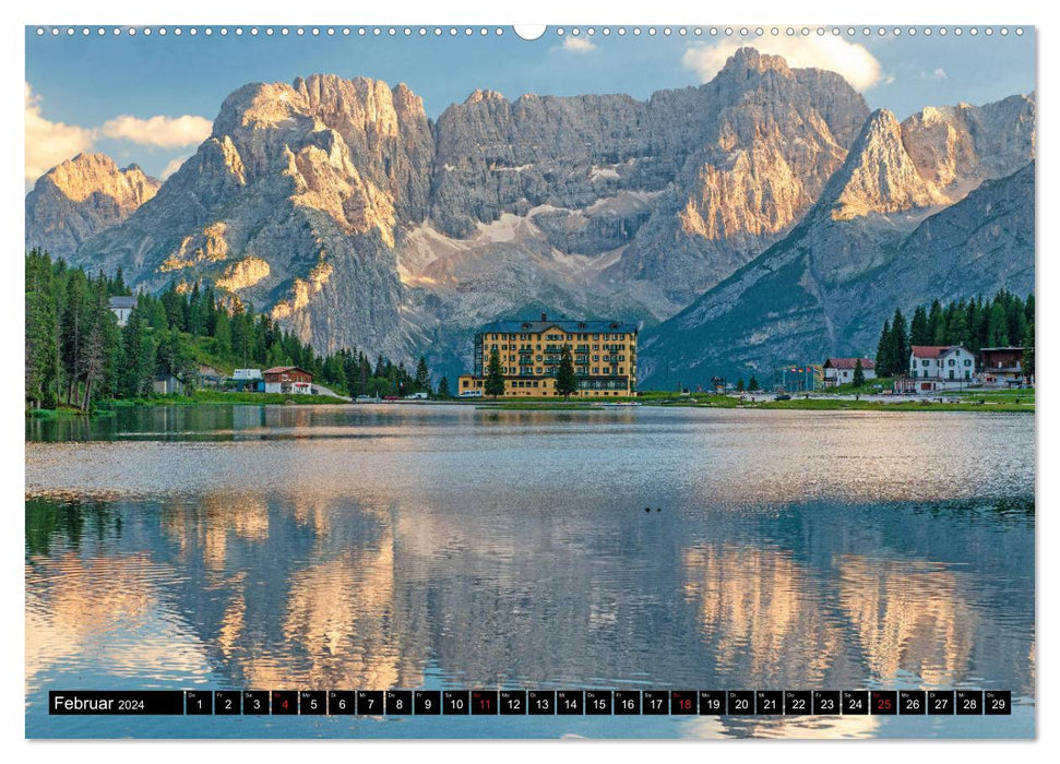 Lacs de montagne tyroliens (Calendrier mural CALVENDO Premium 2024) 