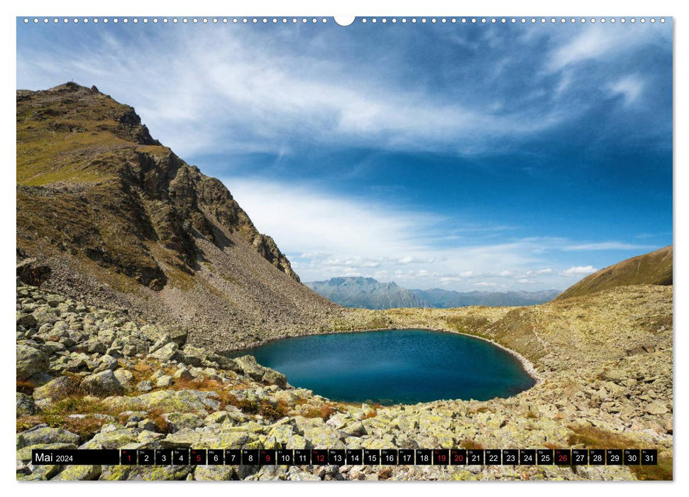 Tiroler Bergseen (CALVENDO Premium Wandkalender 2024)