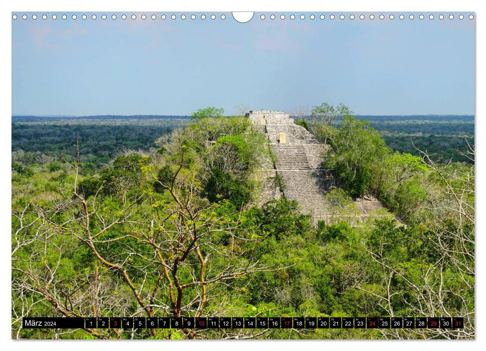 Mexique - Culture et paysage du Yucatán (Calendrier mural CALVENDO 2024) 