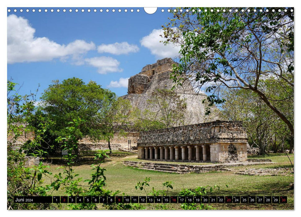 Mexique - Culture et paysage du Yucatán (Calendrier mural CALVENDO 2024) 