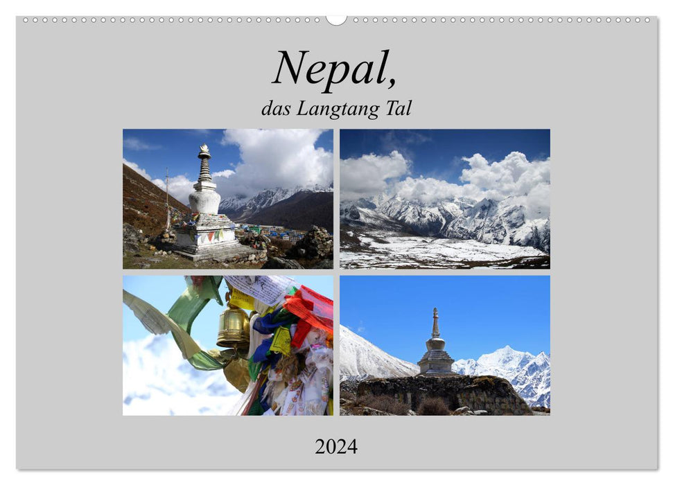 Nepal, das Langtang Tal (CALVENDO Wandkalender 2024)