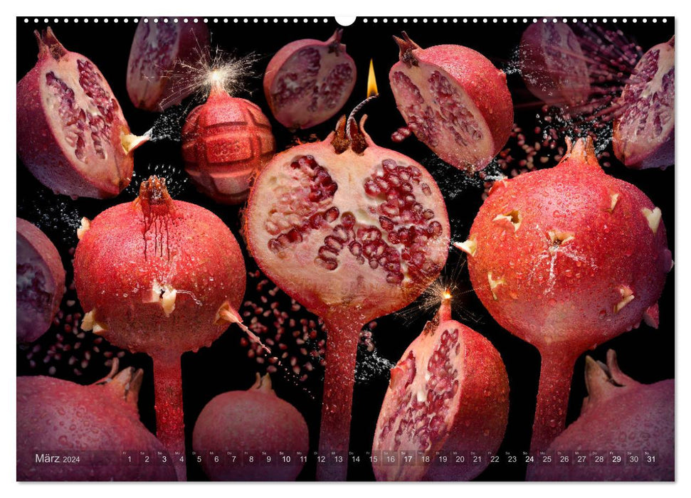 Flora miracula - Die wundersame Welt des Fotografen Olaf Bruhn (CALVENDO Wandkalender 2024)