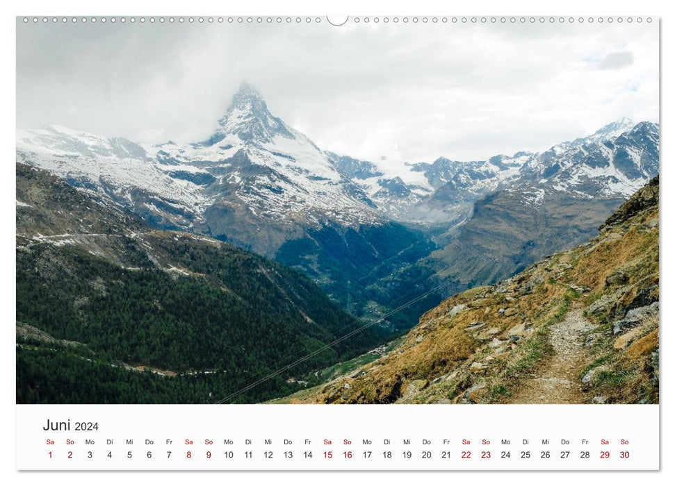 Matterhorn - Wahrzeichen der Schweiz (CALVENDO Premium Wandkalender 2024)