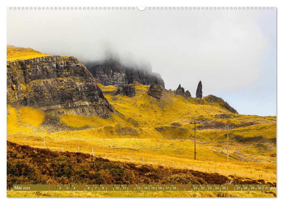 Mystisches Schottland (CALVENDO Premium Wandkalender 2024)