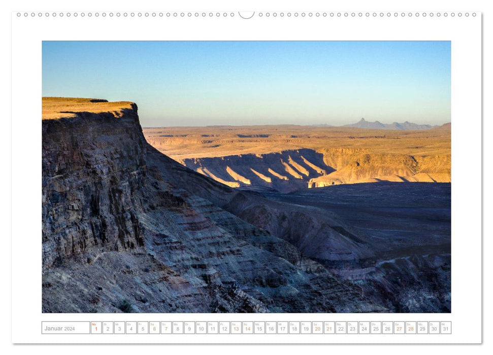 Namibie - L'expérience de l'immensité (Calendrier mural CALVENDO 2024) 