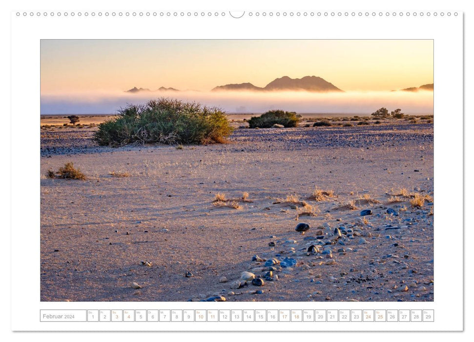 Namibie - L'expérience de l'immensité (Calendrier mural CALVENDO 2024) 