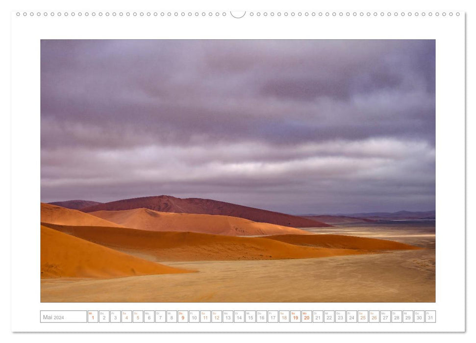 Namibie - L'expérience de l'immensité (Calendrier mural CALVENDO 2024) 