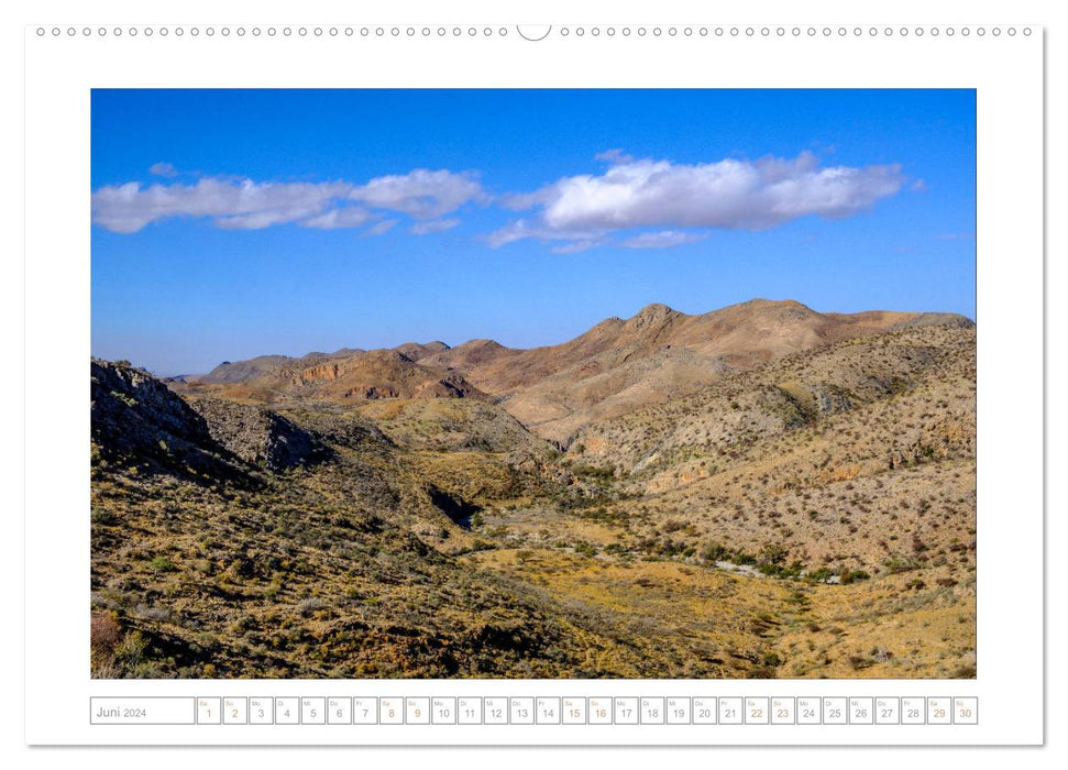 Namibie - L'expérience de l'immensité (Calendrier mural CALVENDO 2024) 