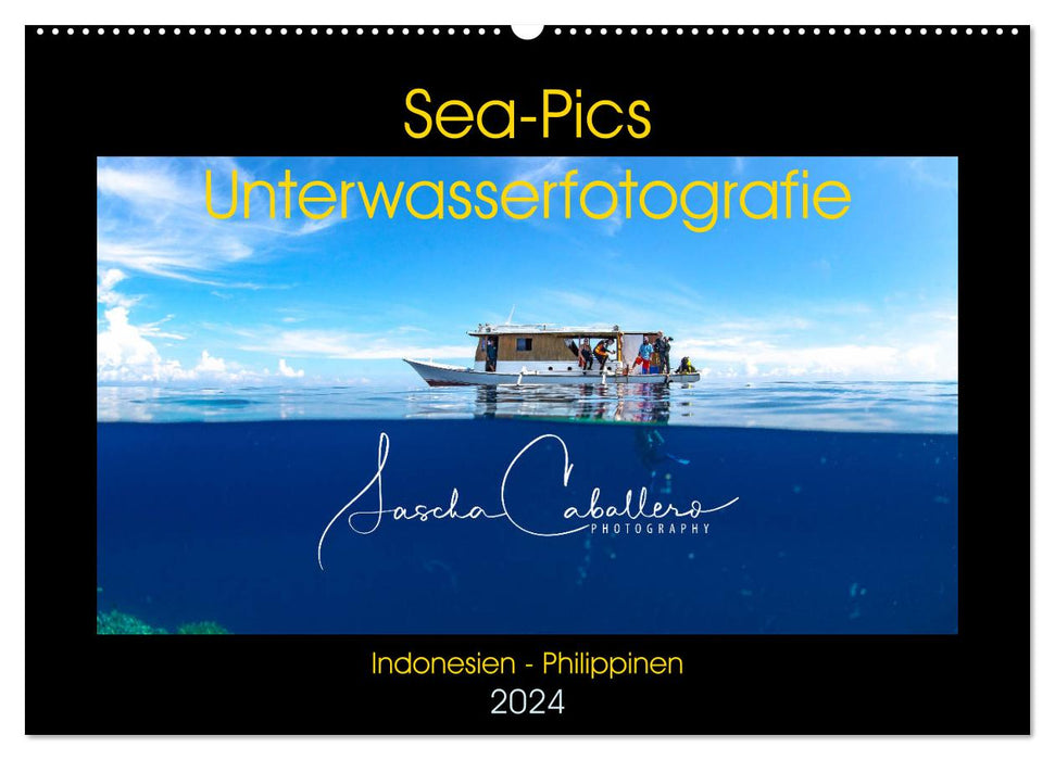 Photographie sous-marine Sea-Pics (calendrier mural CALVENDO 2024) 
