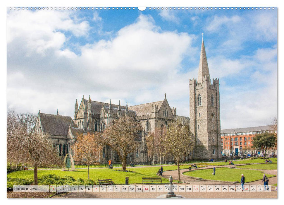 Irland - Eine Rundreise (CALVENDO Premium Wandkalender 2024)